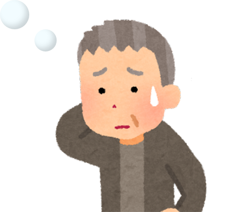 悩む男性